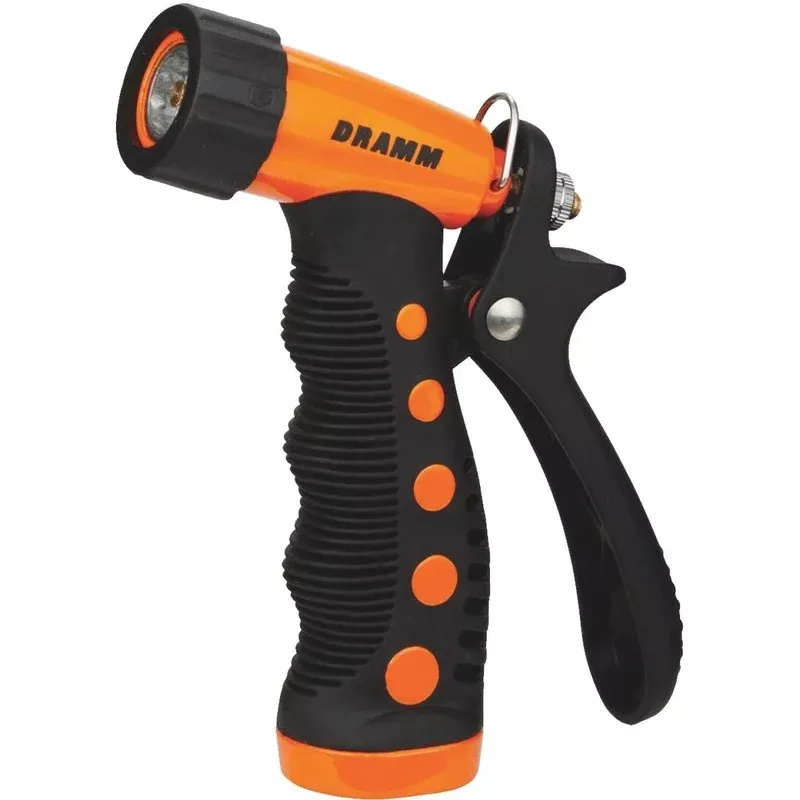 Dramm Heavy-Duty Metal Pistol Nozzle, Orange | Customer Favorites