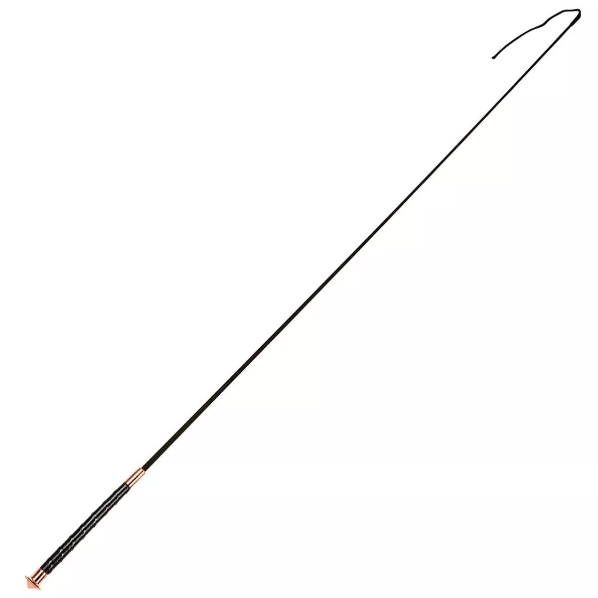 Dublin Dressage Whip 43", Black/Rose Gold