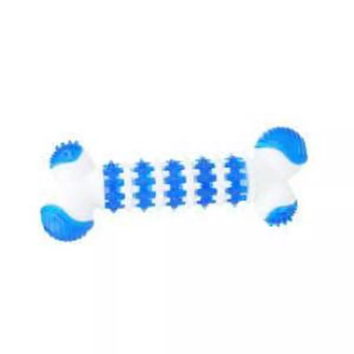 Durable Dog Toy Sensory Chew Bone – Blue & White