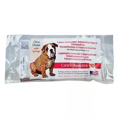 Durvet, Canine Spectra 10, 1 Dose with Syringe