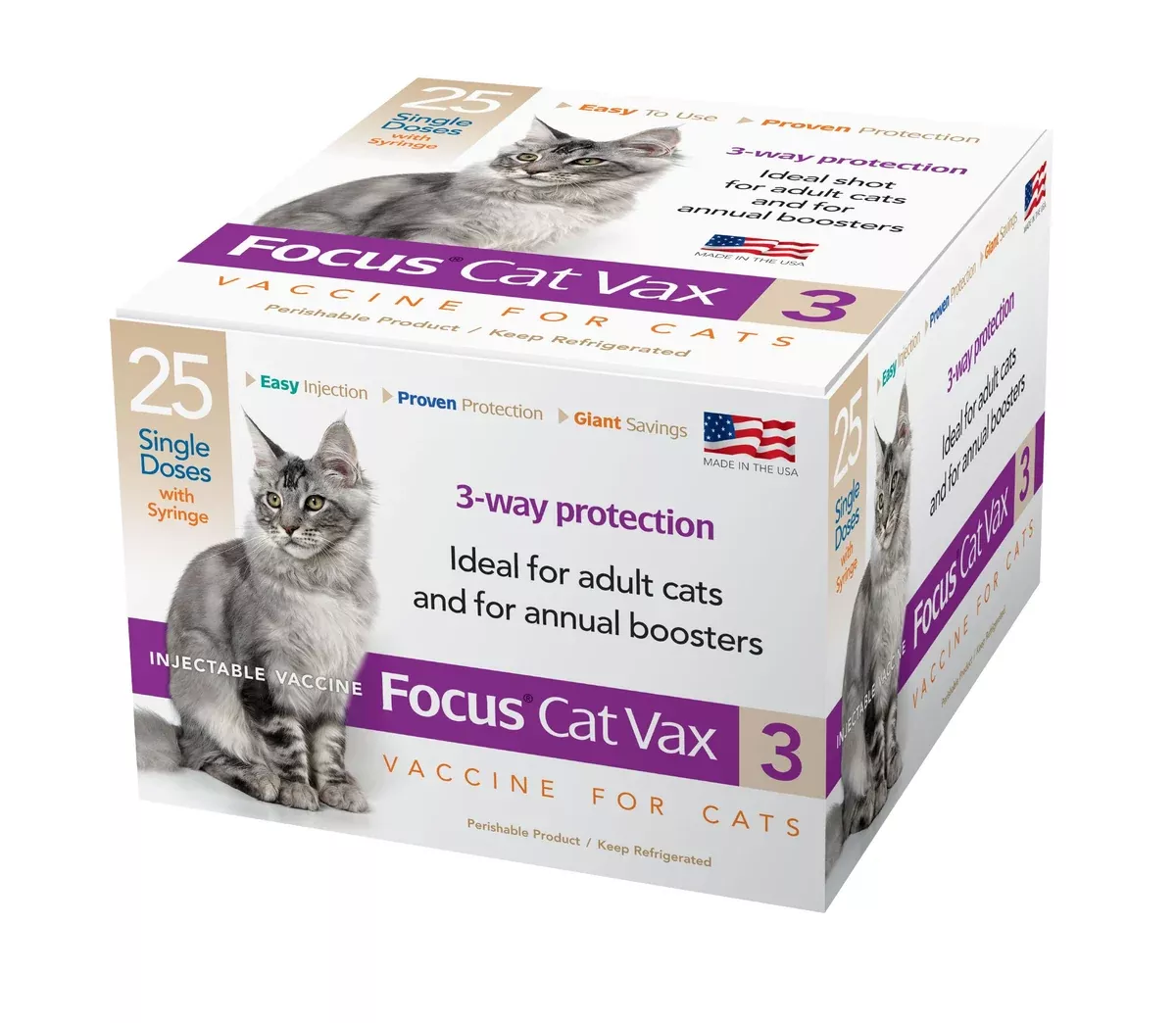 Durvet Focus Cat Vax 3