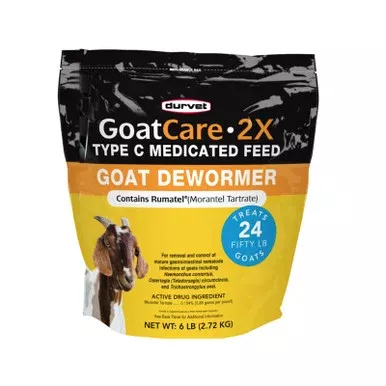 DURVET GOATCARE 2X DEWORMER 6#
