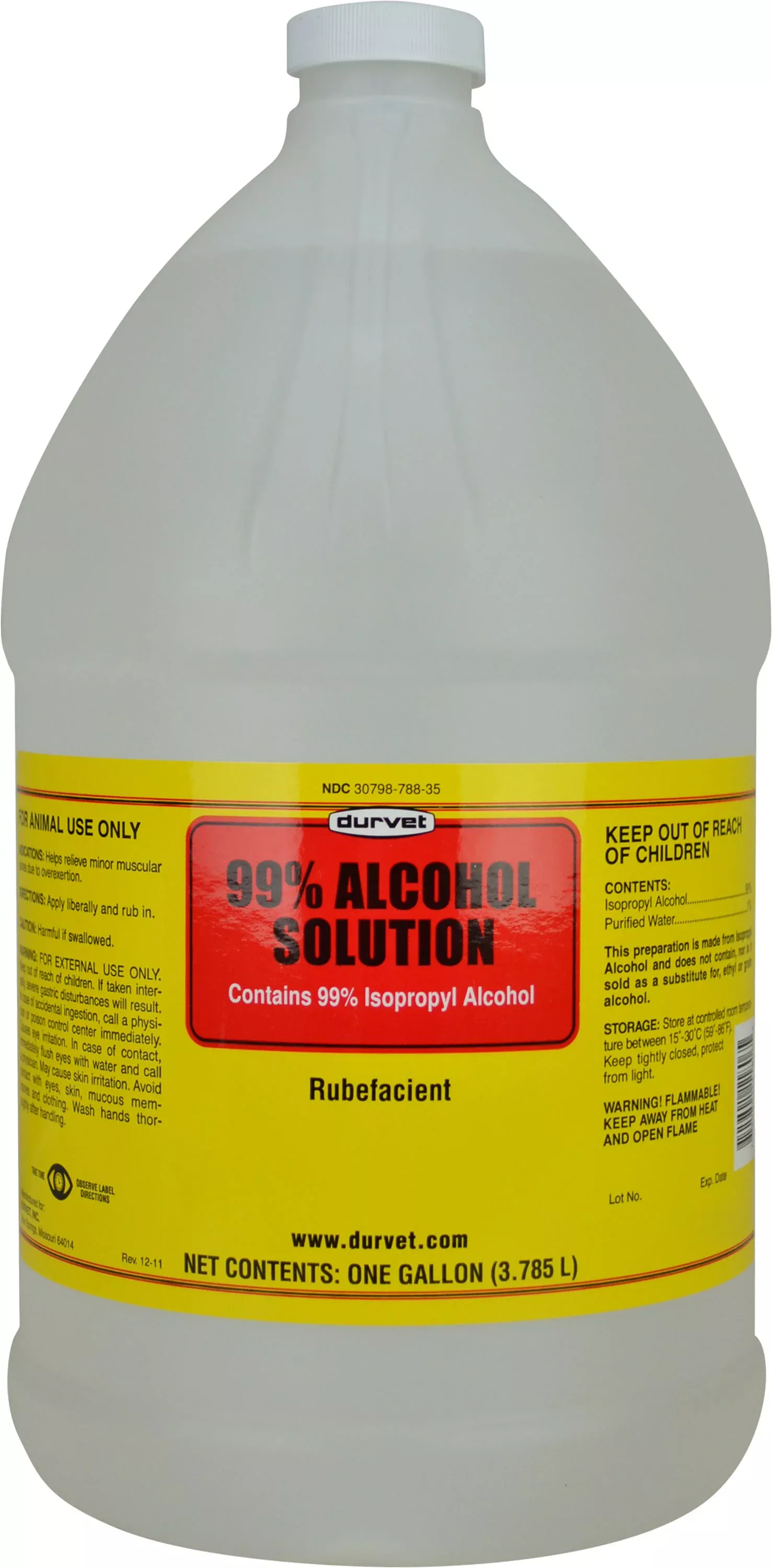 Durvet Isopropyl Alcohol 99% Solution (Pack Of 4)