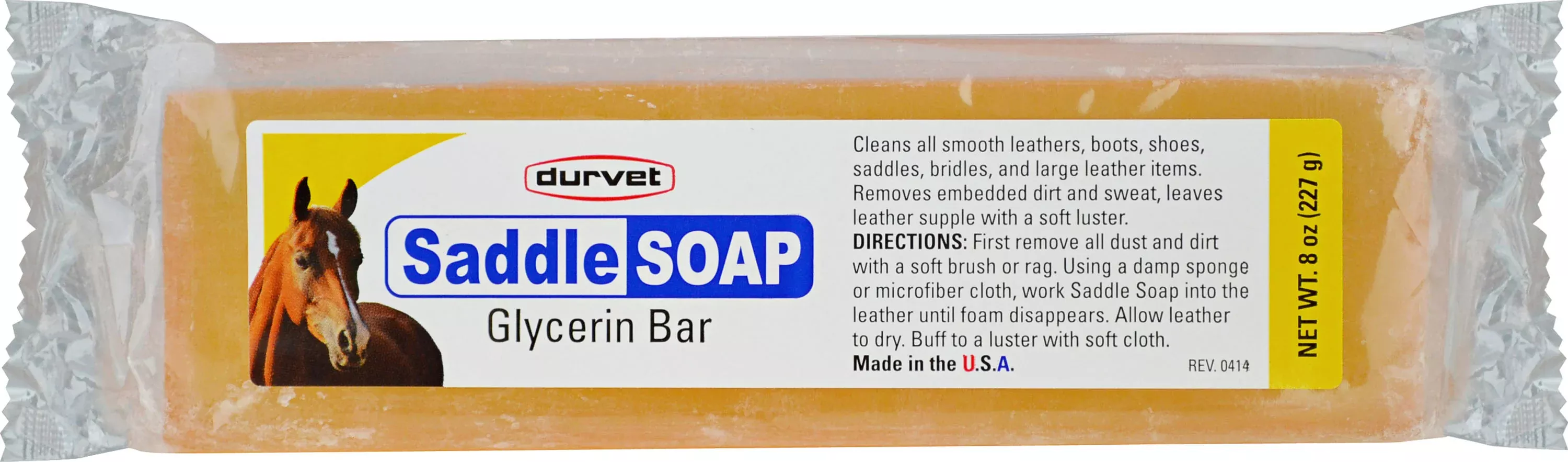 Durvet Saddle Soap Glycerin Bar