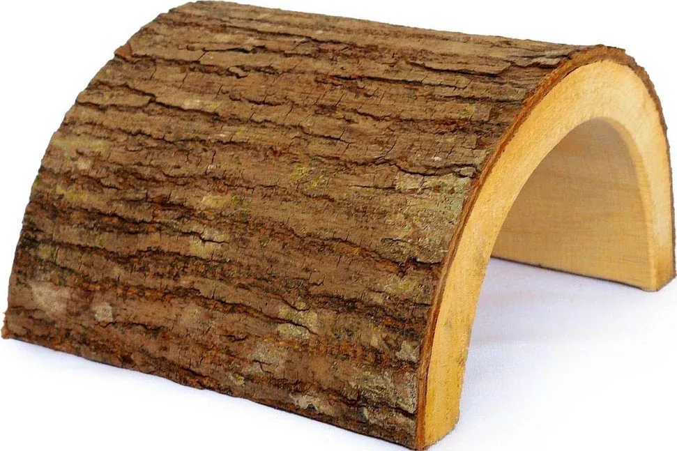 A&E Cage Natural Half Log Hideout Reptile