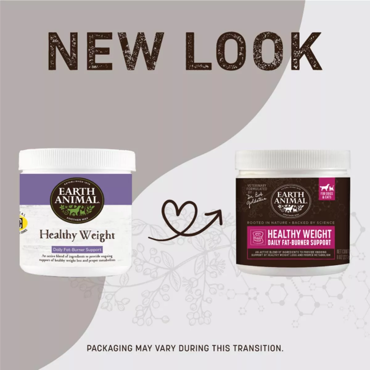 Earth Animal Apothecary Healthy Weight Metabolism & Weight Management Powder Supplement for Dogs & Cats, 8 oz