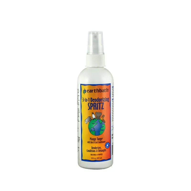 Earth Bath 3 in 1 Deodorizing Spritz 8oz. Mango Tango