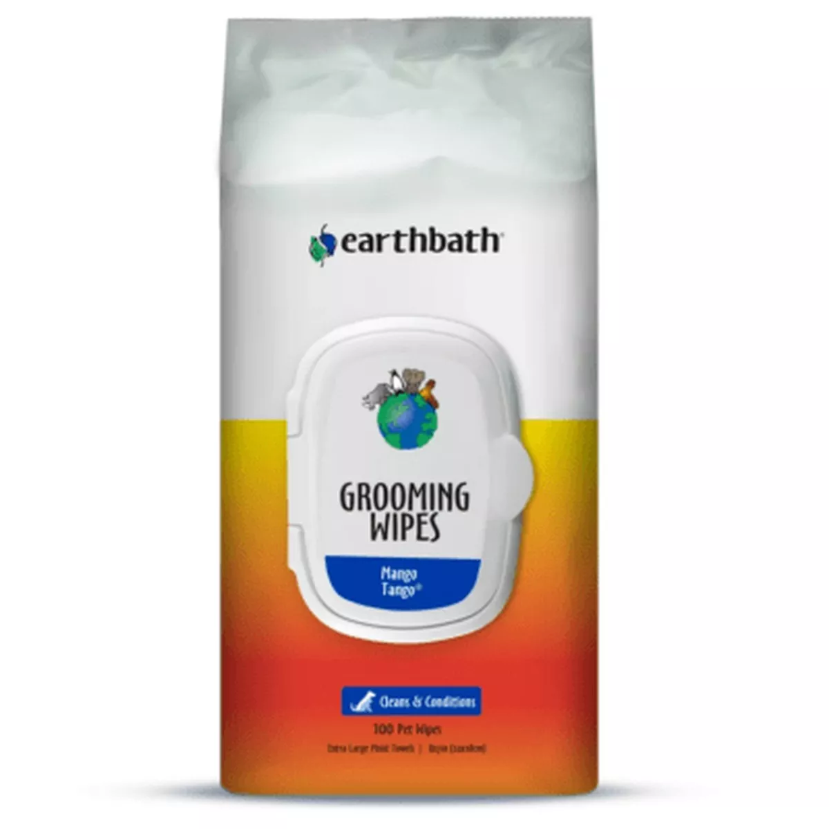 Earthbath Mango Tango Pet Grooming Wipes