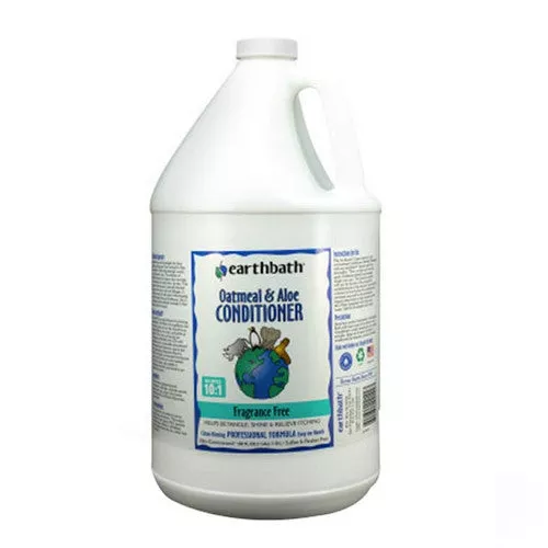 Earthbath, Oatmeal And Aloe Conditioner, Fragrance Free, 1 Count / 128 Oz