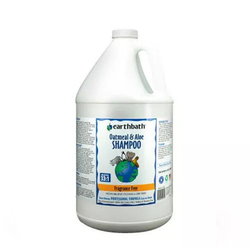 Earthbath, Oatmeal And Aloe Shampoo, Fragrance Free, 1 Count / 128 Oz