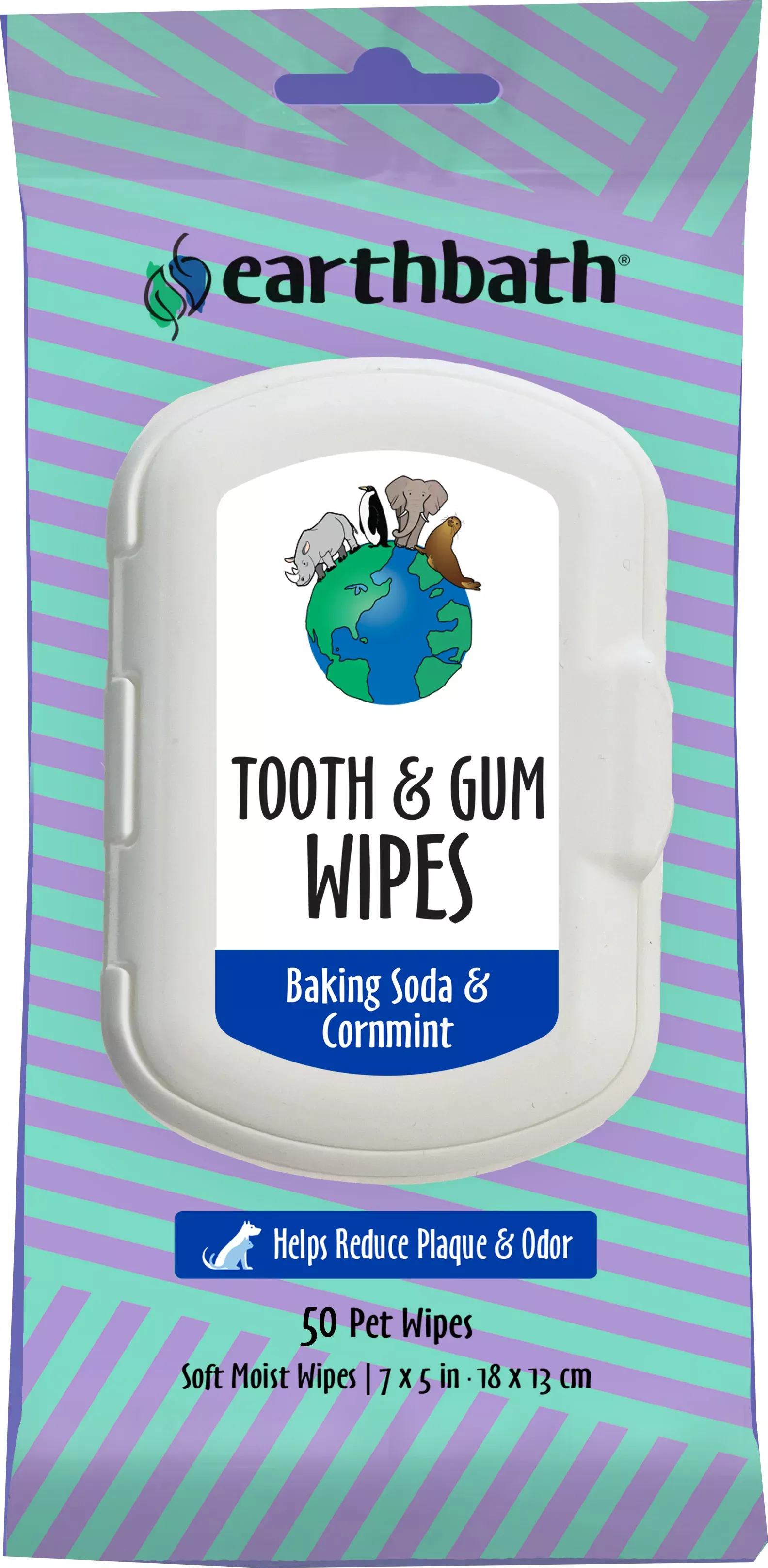 Earthbath Tooth & Gum Wipes (Pack Of 6)