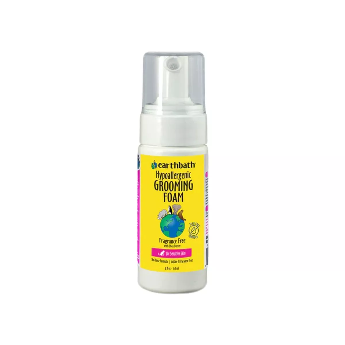 Earthbath Totally Natural Pet Care Waterless Grooming Foam for Cats
