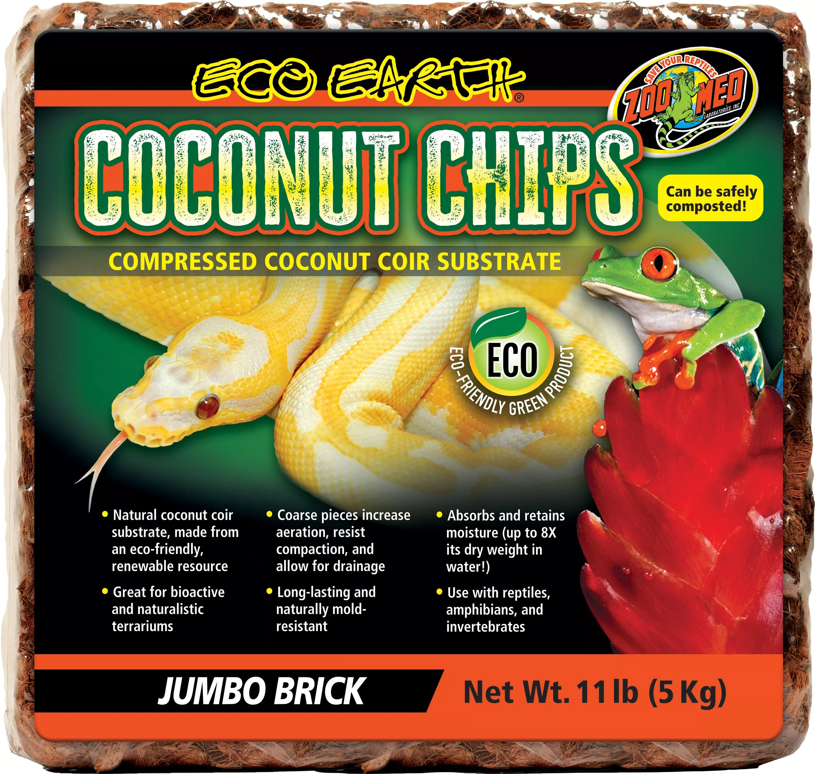Eco Earth Compressed Coconut Chips