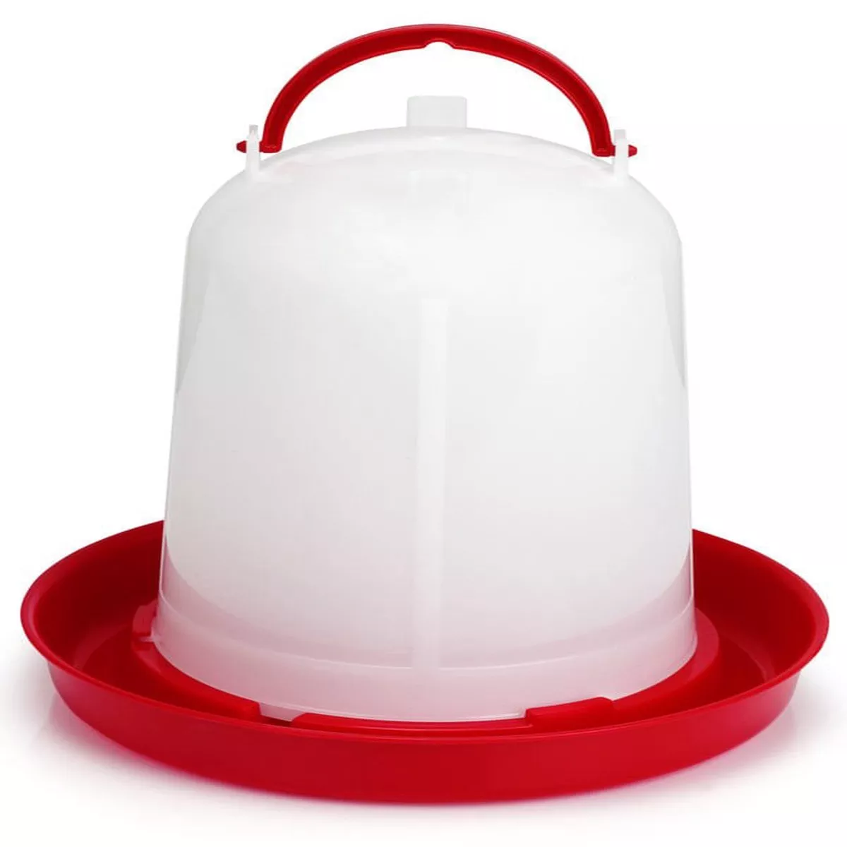 Economy Plastic Poultry Waterer Durable Snap-Together Chicken Waterer, 1.5L / 3L / 5L