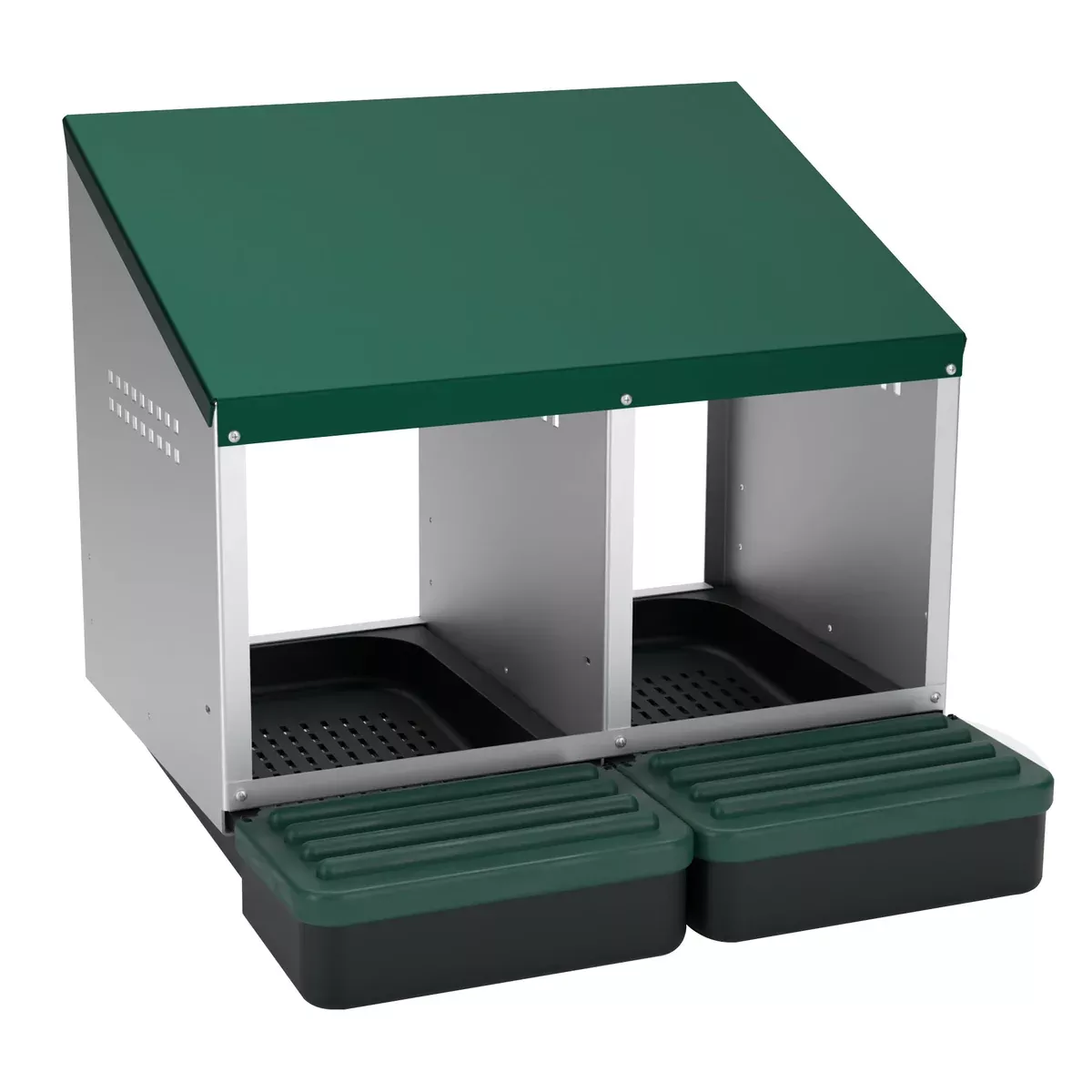 EggHouse Galvanized Nesting Box (Up to 20 Birds)