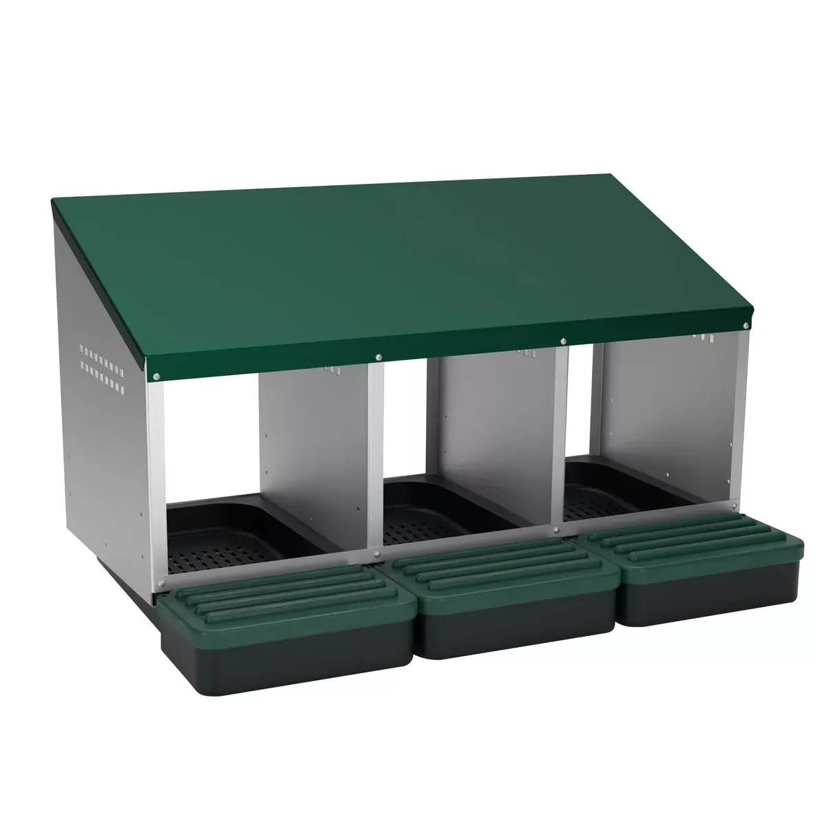 EggHouse Galvanized Nesting Box (Up to 30 Birds)