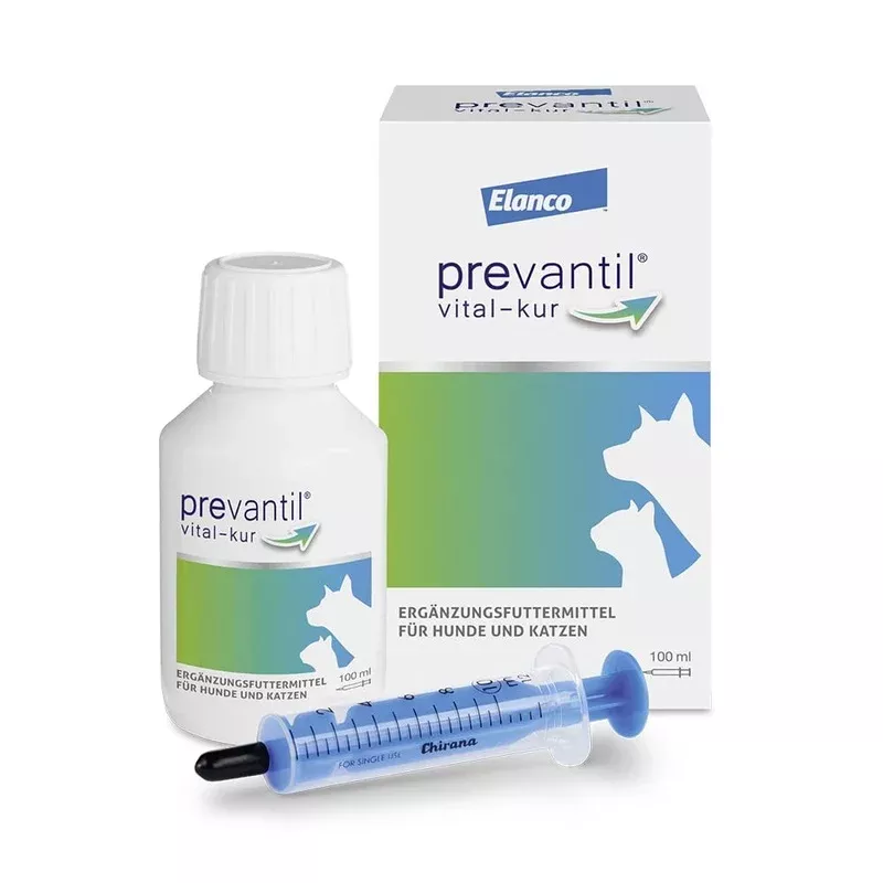 Elanco PREVANTIL Vital cure 100 ml: supplementary feed for dogs and cats with practical dosing aid with the extract of the cactus fig tasty suspension in stressful situations 100 ml (1 Pack) – Creating a Sanctuary for Your Pets and Visiting Wildlife