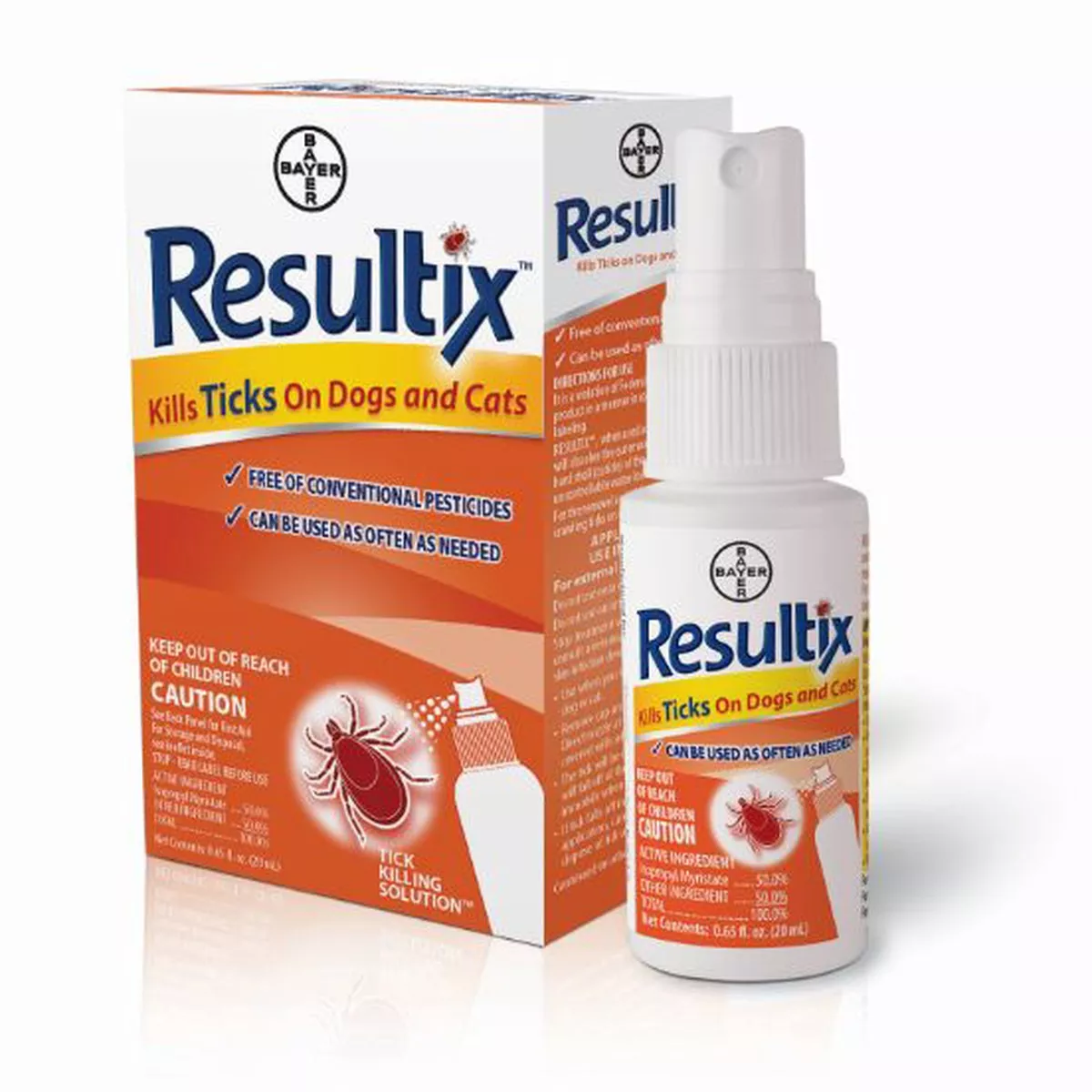 Elanco Resultix Spray on Tick Solution for Dogs and Cats