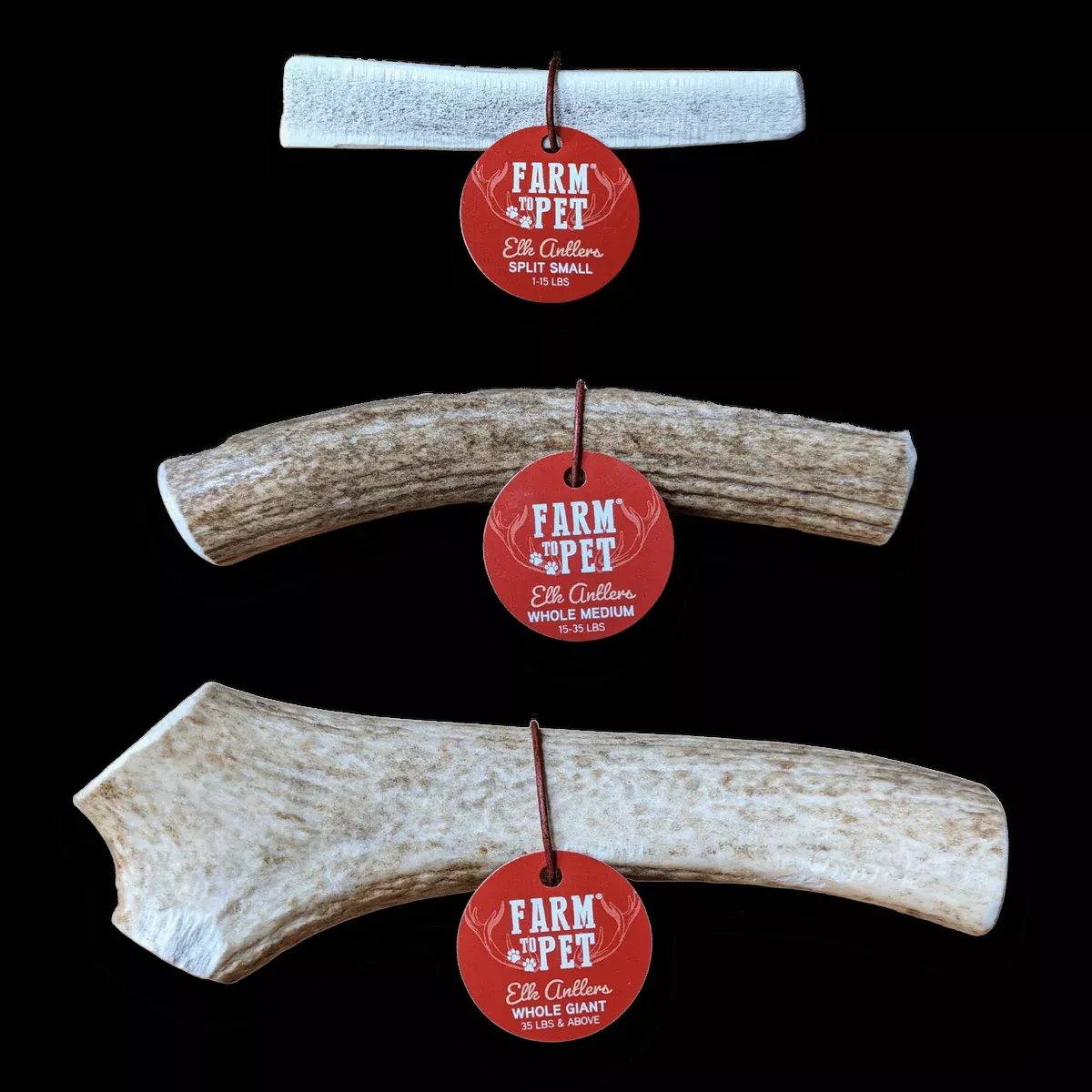 ELK ANTLERS FOR DOGS | WHOLE AND SPLIT ELK ANTLER CHEWS