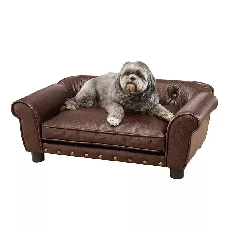 Enchanted Home Pet Brisbane Brown Tufted Dog Bed