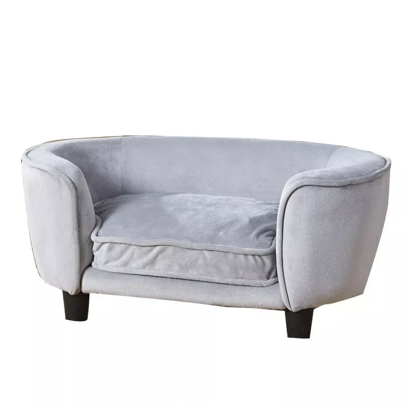 Enchanted Home Pet Coco Light Grey Pet Sofa