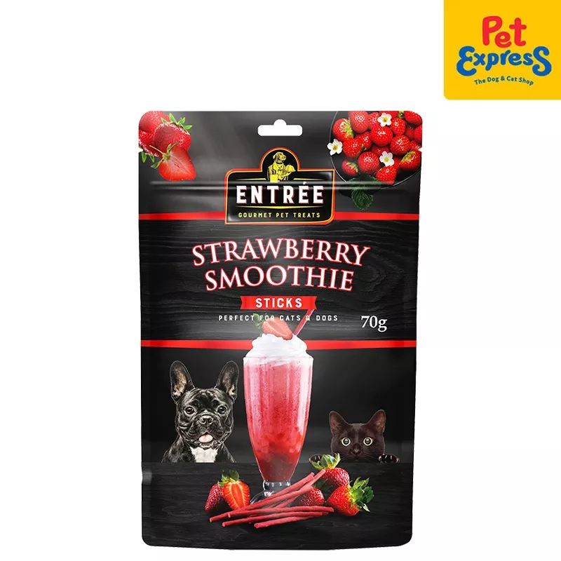 Entree Gourmet Strawberry Smoothie Pet Treats 70g