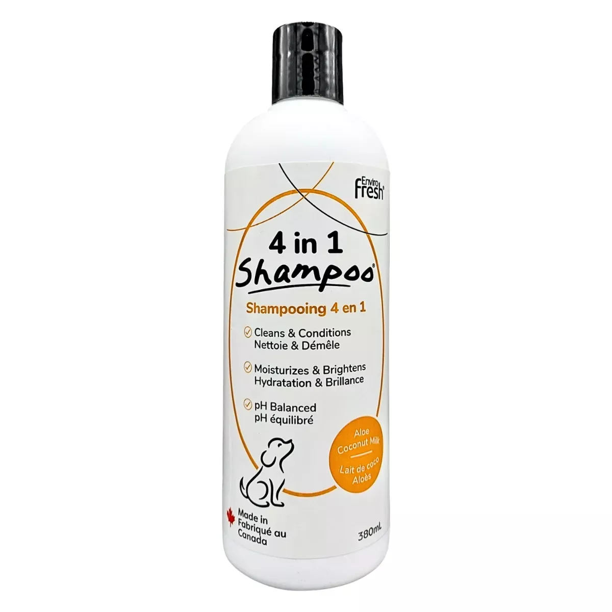 Enviro Fresh 4 in 1 Shampoo for Dogs - Coconut Milk & Aloe