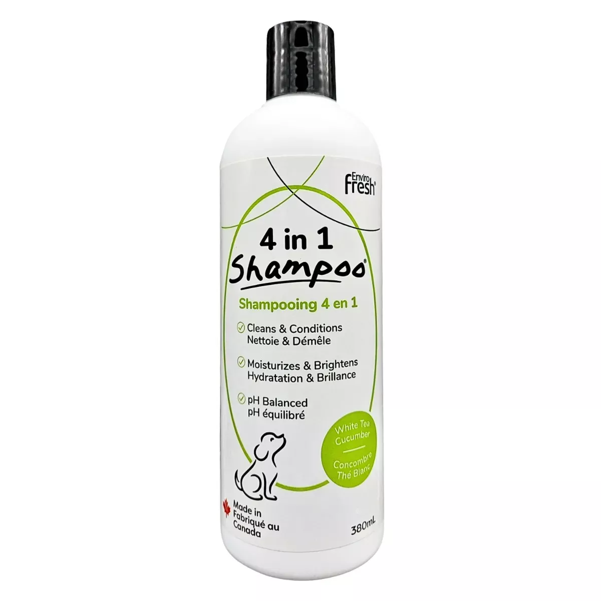 Enviro Fresh 4 in 1 Shampoo for Dogs - White Tea & Cucumber
