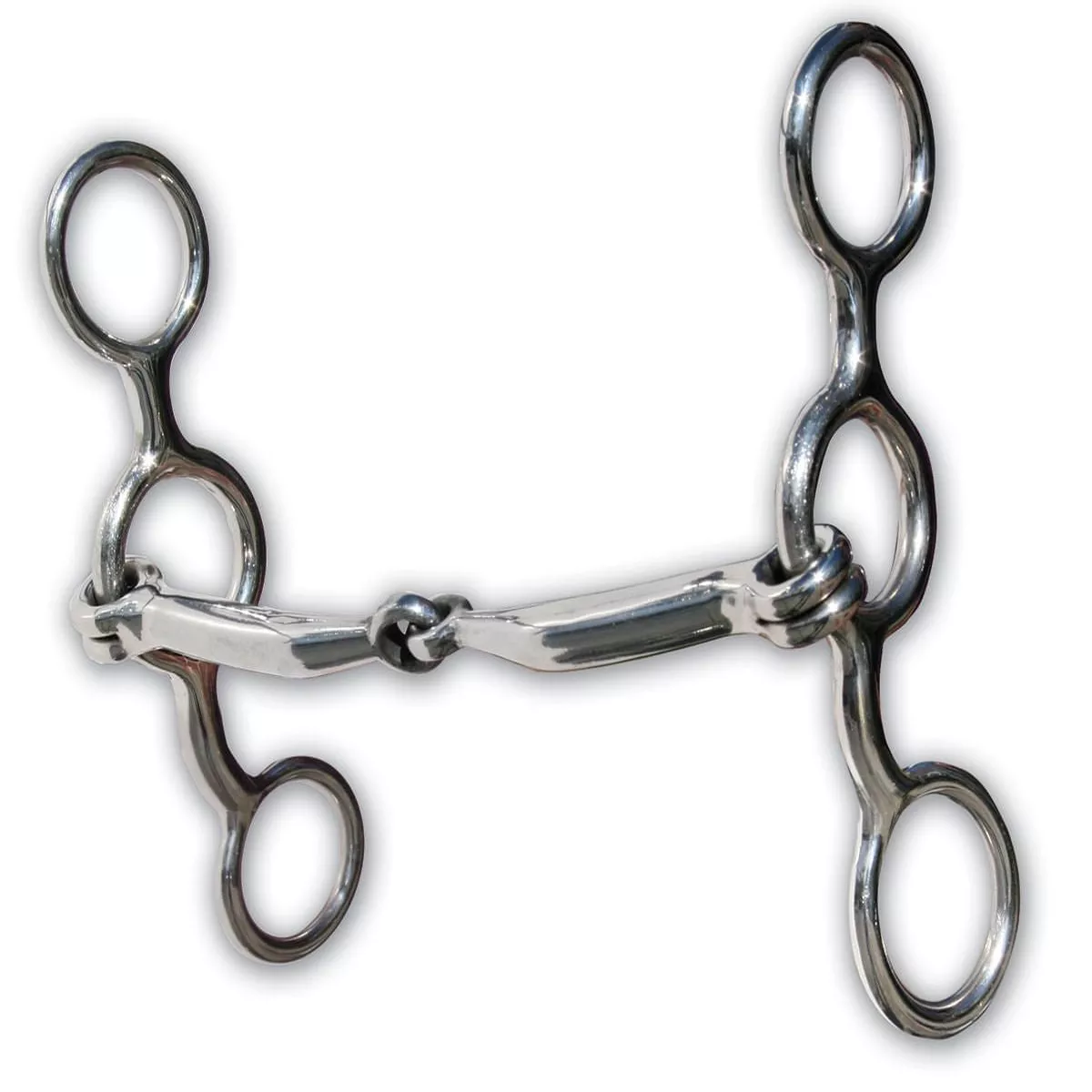 Equisential Performance Short Shank Bit, Smooth Snaffle