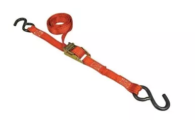 Erickson -1″x6′ 122lb. Ratchet Strap w/ Over Centre Buckle – 2 pack