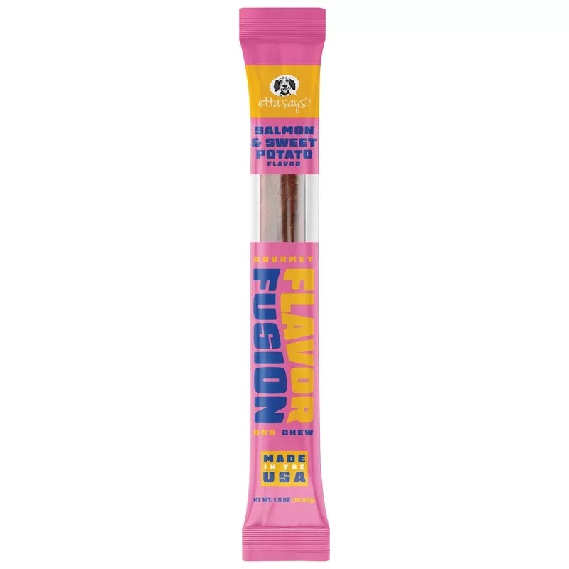 Etta Says! Flavor Fusion Dog Chew Salmon and Sweet Potato 1.5 oz – Transform Your Backyard into a Wildlife Oasis for All Creatures