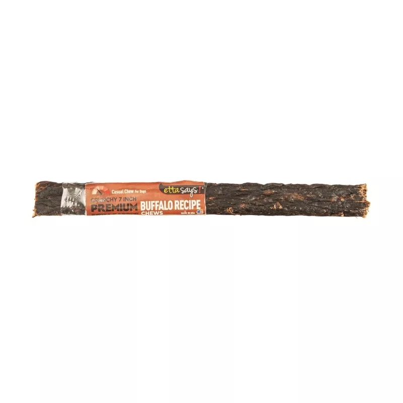 Etta Says! Premium Crunchy Buffalo Dog Chew 7in