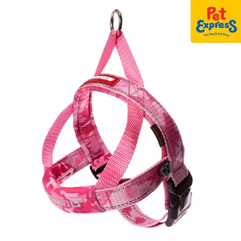 EzyDog Quickfit Dog Harness Small Pink Camouflage