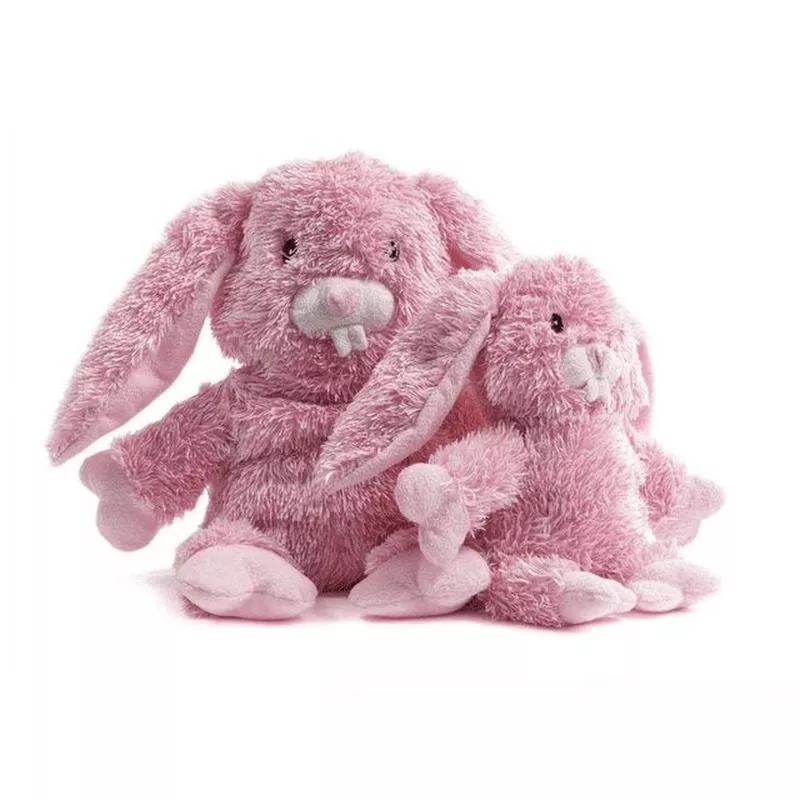 FabDog Fluffy Bunny Plush Dog Toy