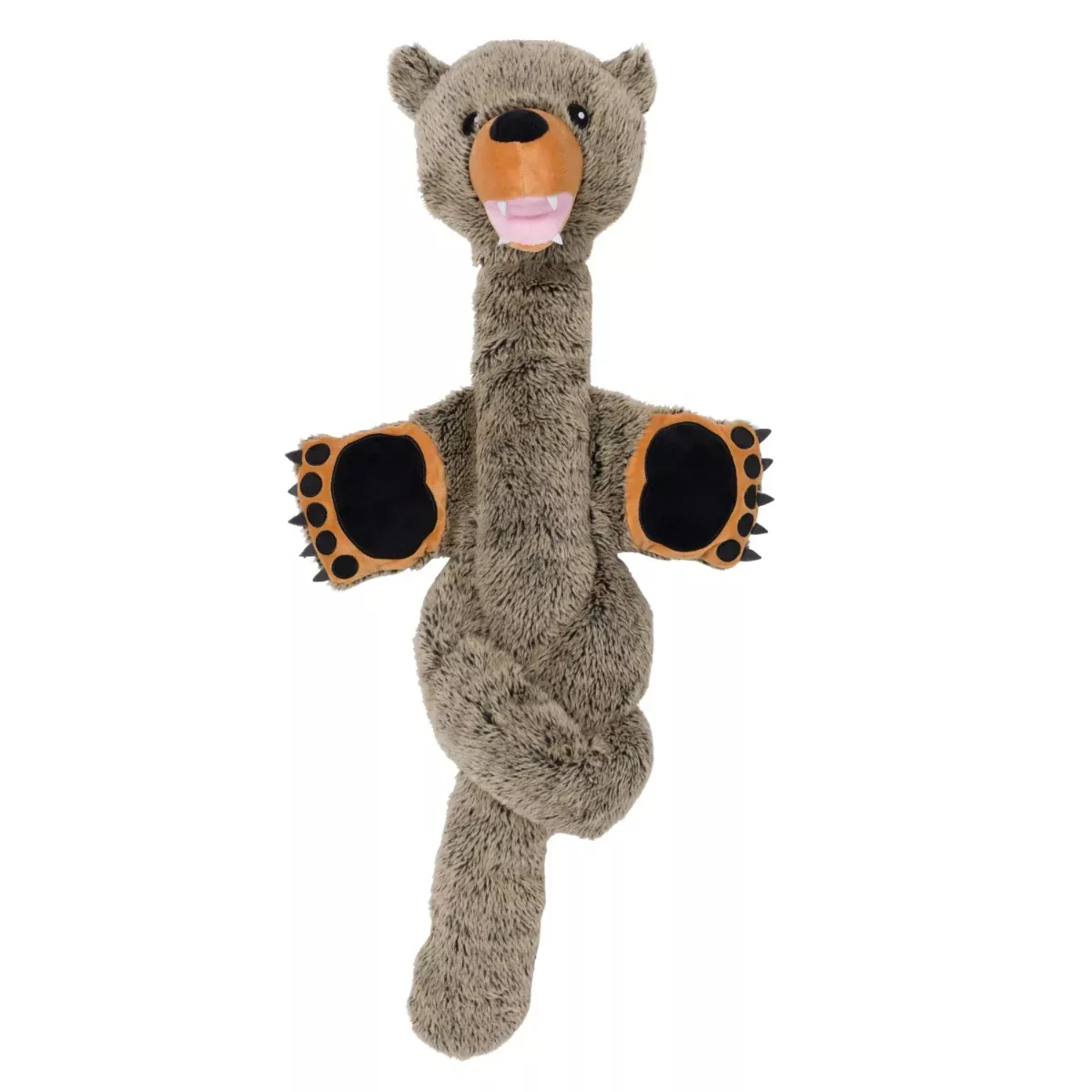 Fabdog Twisty Dog Toy - Grizzly Bear