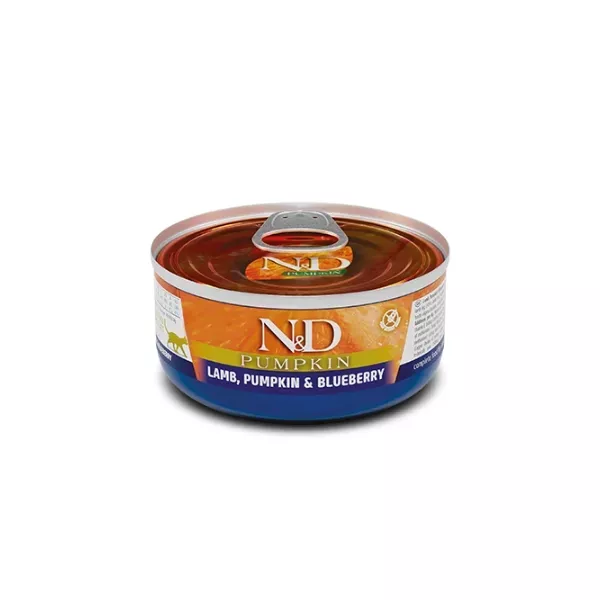 Farmina N&D Pumpkin Adult Feline Wet Food - Lamb, Pumpkin & Blueberry
