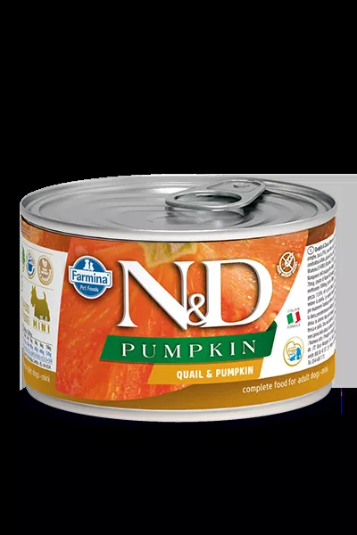 Farmina N&D Pumpkin Adult Mini Wet Food for Dogs - Quail & Pumpkin