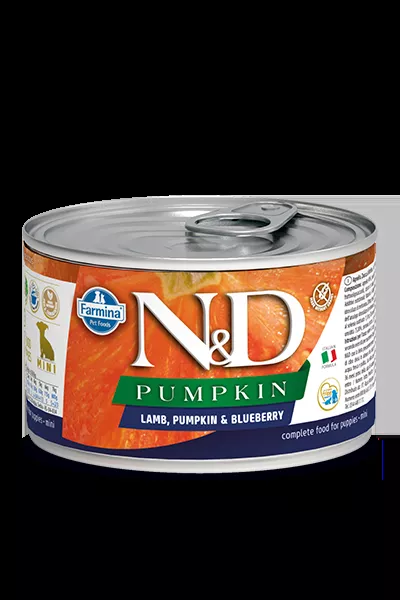 Farmina N&D Pumpkin Puppy Mini Wet Food - Lamb, Pumpkin & Blueberry