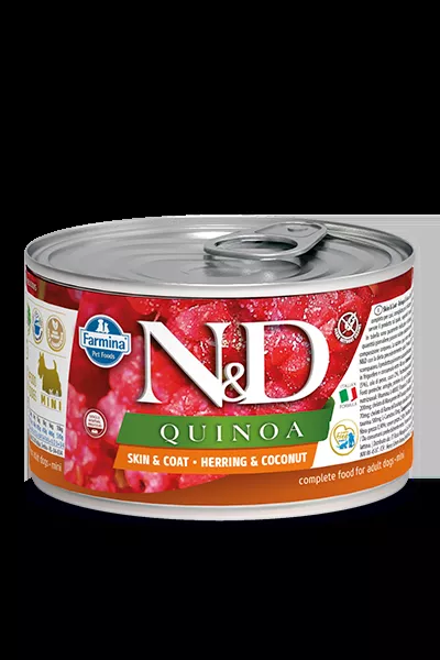 Farmina N&D Quinoa Functional Canine Mini Wet Food - Skin & Coat Herring
