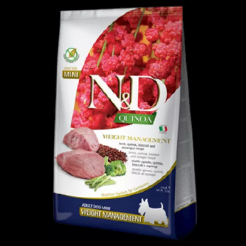 Farmina N&D Quinoa Functional Canine Weight Management Lamb Mini Adult Dry Dog Food