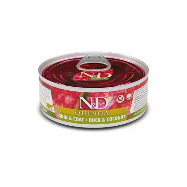 Farmina N&D Quinoa Functional Feline Wet Food - Skin & Coat Duck