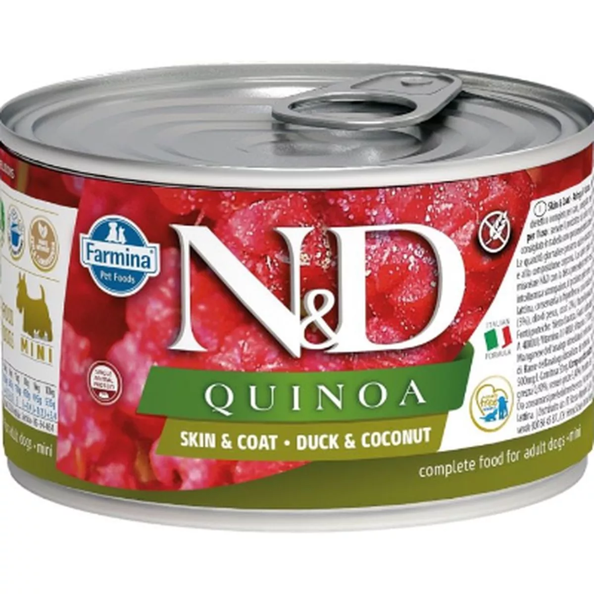 Farmina N&D Quinoa Skin and Coat Duck and Coconut Canned Small/Medium Dog Food