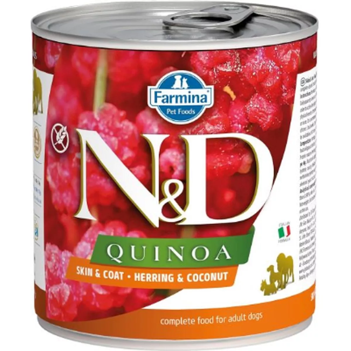 Farmina N&D Quinoa Skin and Coat Herring and Coconut Canned Dog Food