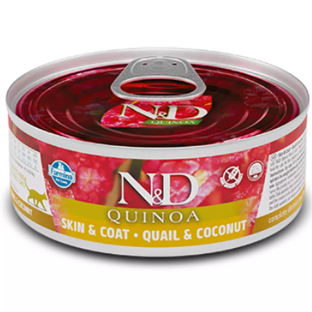 Farmina N&D Quinoa Skin and Coat Quail and Coconut Canned Cat Food
