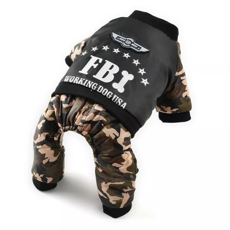FBI Camouflage Coat |Jumpsuit Pants