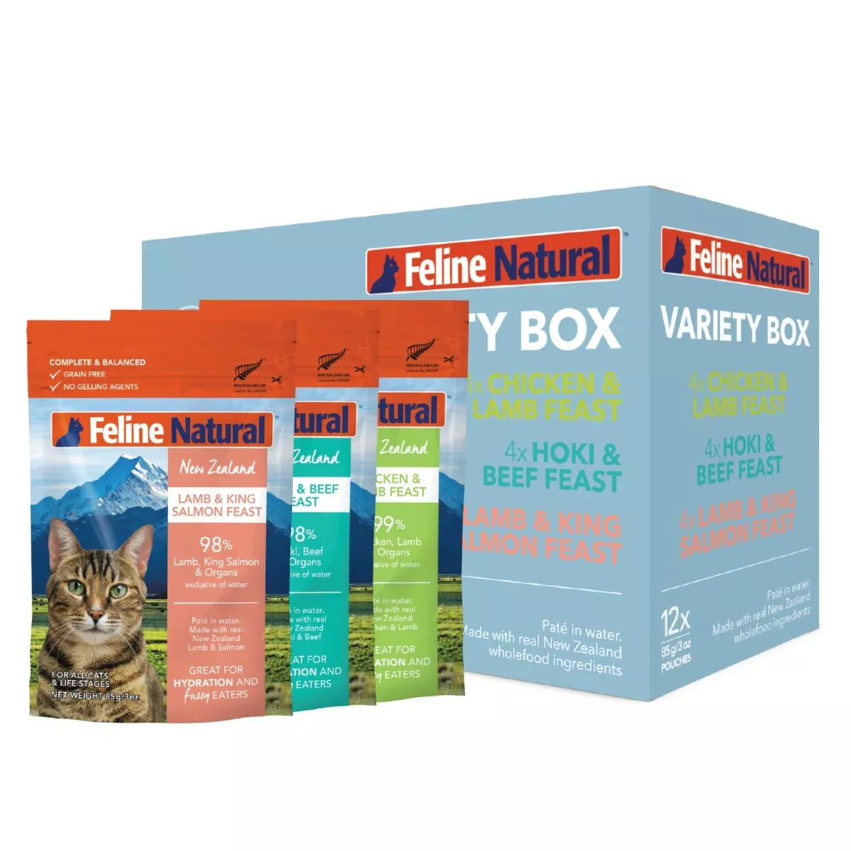 Feline Natural Variety Box