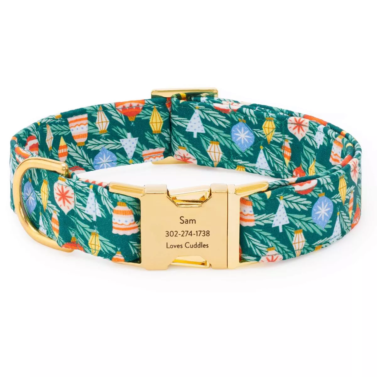 Festive Ornaments Dog Collar