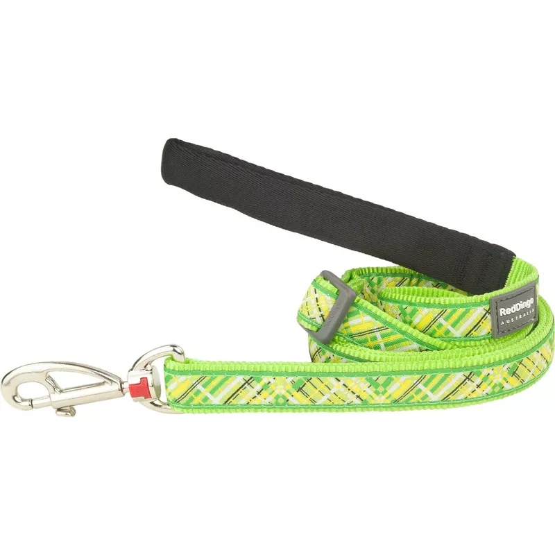 Fianno Lime Green Leash 12mm (1/2″ Wide – 4-6′ Length)