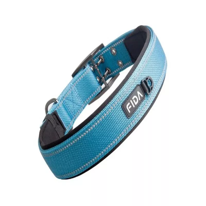 Fida Heavy Duty Dog CollarBlue (Large)
