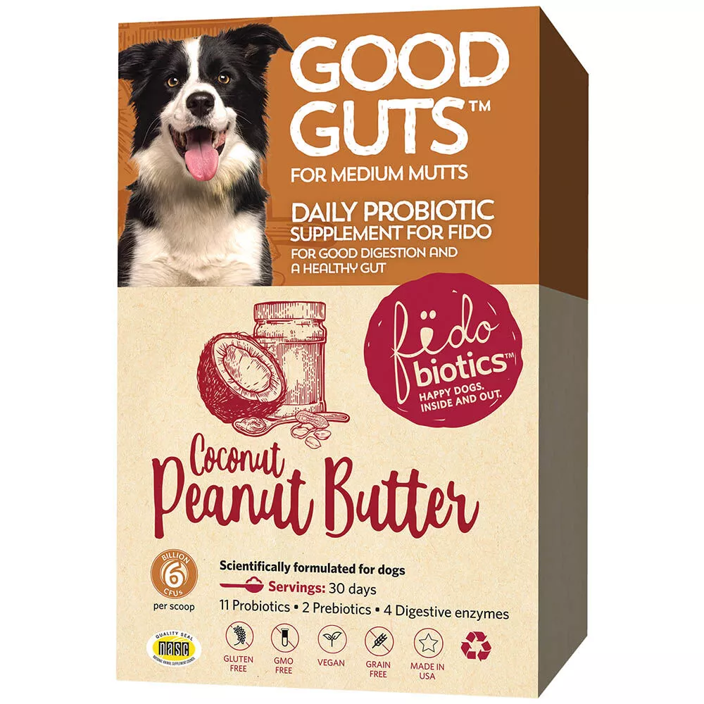 Fidobiotics, Good Guts For Medium Mutts - 30 g